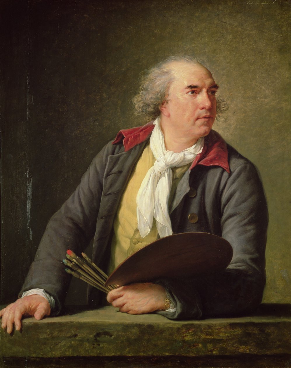 Hubert Robert (1733-1808) portréja 1788 (olaj, tábla) alkotó: Elisabeth Louise Vigee Lebrun