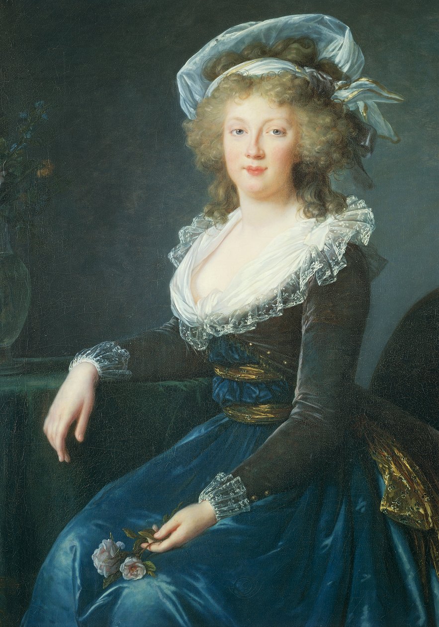 Bourbon-nápolyi Mária Teréz portréja alkotó: Elisabeth Louise Vigee Lebrun