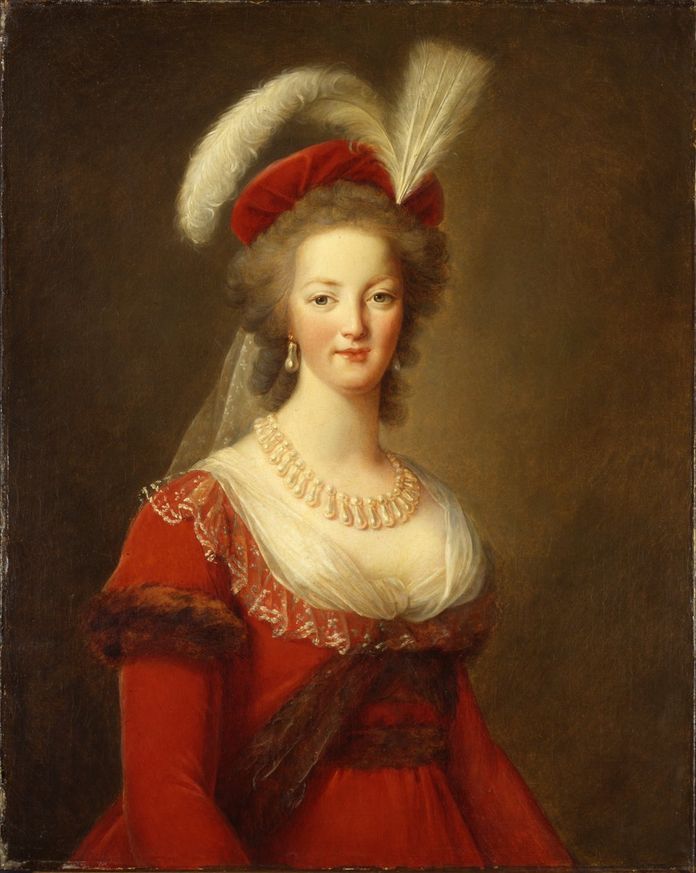 Marie Antoinette, Franciaország királynőjének portréja alkotó: Elisabeth Louise Vigee Lebrun