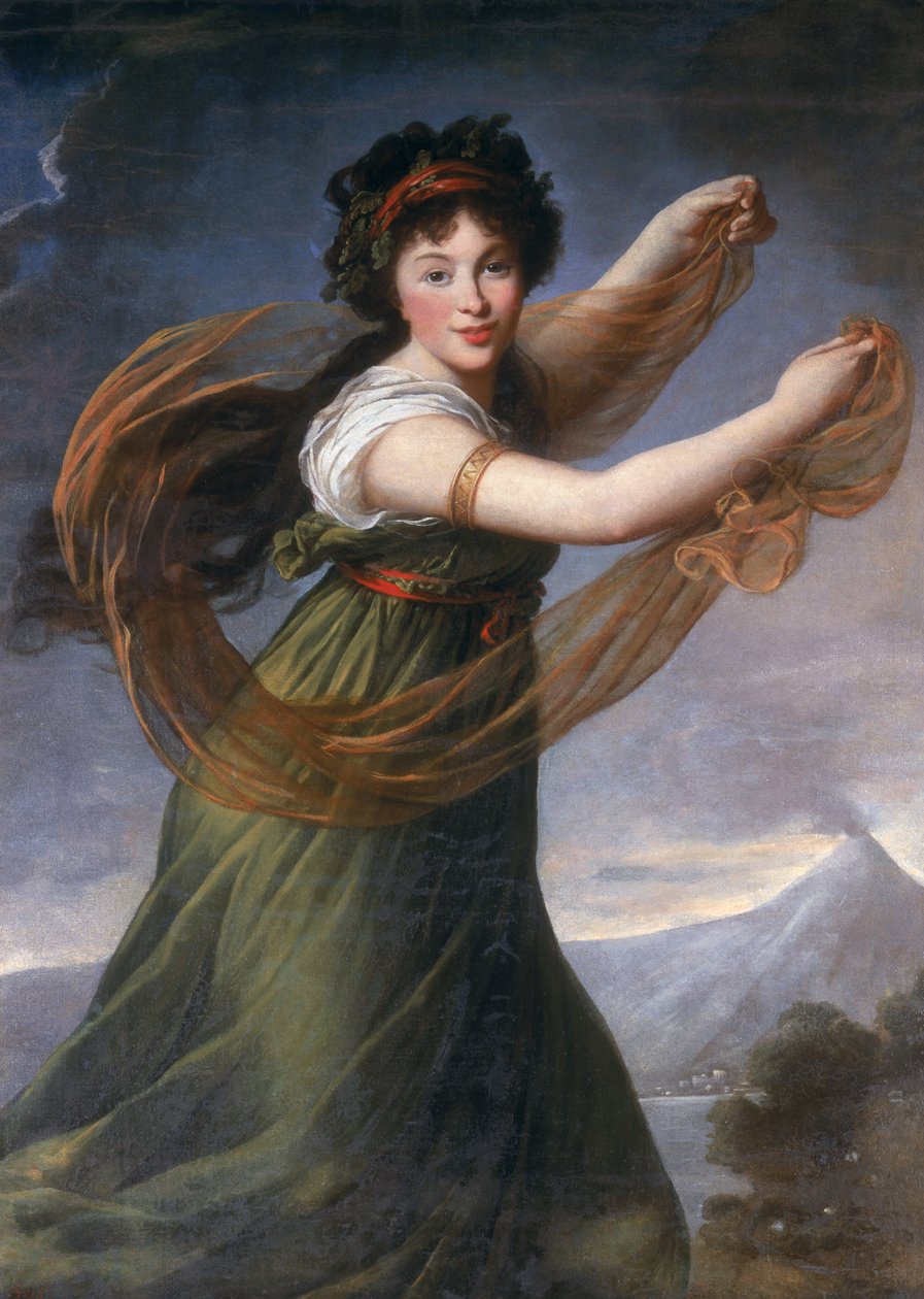 Pelagia Sapiezyna portréja, 1794 alkotó: Elisabeth Louise Vigee Lebrun