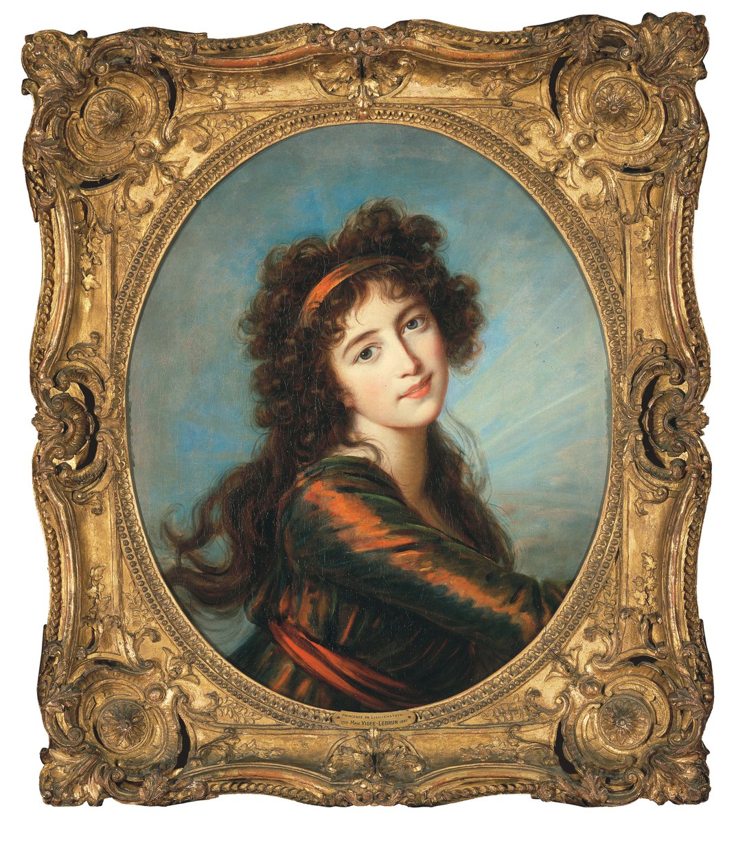 Caroline de Liechtenstein hercegnő portréja alkotó: Elisabeth Louise Vigee Lebrun