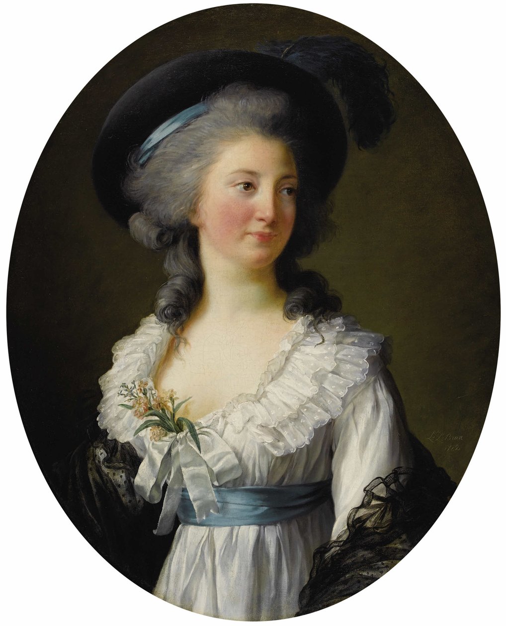Elzbieta Izabela Lubomirska hercegnő portréja, született Czartoryska grófnő 1736-1816 alkotó: Elisabeth Louise Vigee Lebrun
