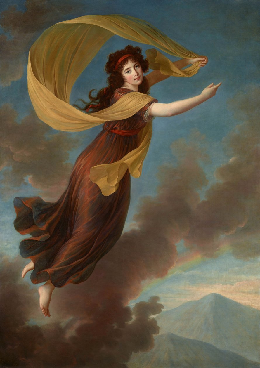 Karoline von Liechtenstein hercegnő portréja, született von Manderscheid-Blankenheim grófnő 1768-1833 alkotó: Elisabeth Louise Vigee Lebrun