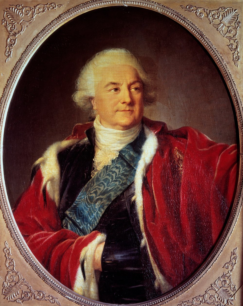 Stanislaus Auguste Poniatowski (1732-1798) lengyel király portréja Marie Elisabeth Louise Vigee Le brun (vagy Vigee-Lebrun vagy Vigee Lebrun) festménye (1755-1842) 1797 V. 0,93x0,74 m Versailles-i kastélymúzeum alkotó: Elisabeth Louise Vigee Lebrun