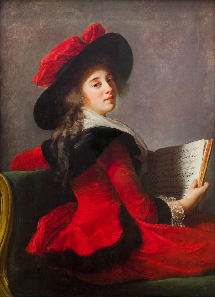 Crussol bárónő portréja, Henri-Charles-Emmanuel de Crussol-Florensac felesége, szül. Anne Mari alkotó: Elisabeth Louise Vigee Lebrun