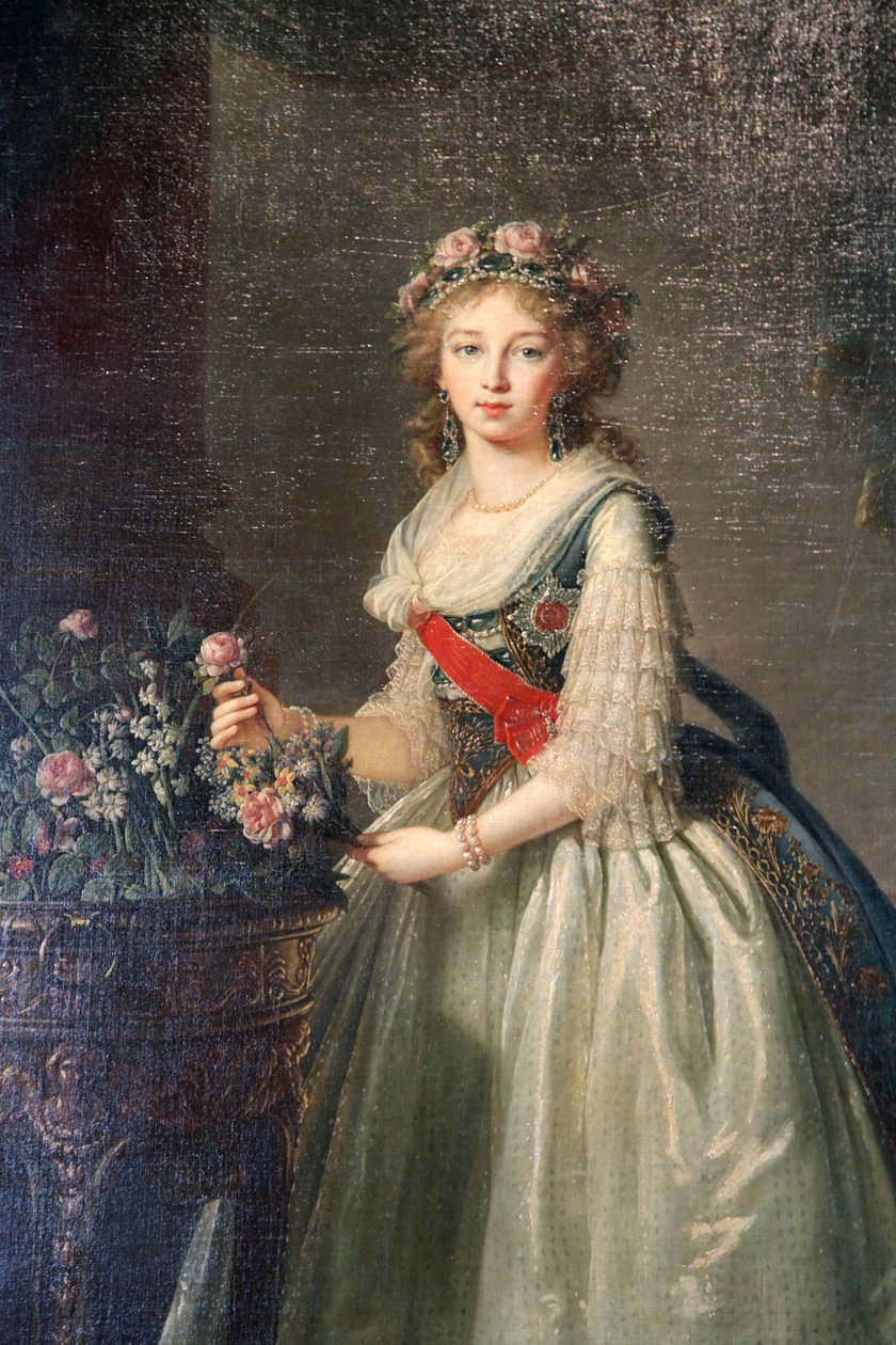 Erzsébet Alekszejevna nagyhercegnő portréja, 1795. alkotó: Elisabeth Louise Vigee Lebrun