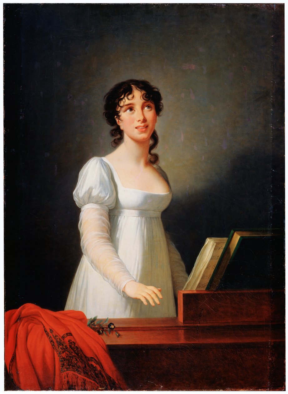 Angelica Catalani olasz énekesnő portréja, 18. század vége és 19. század eleje alkotó: Elisabeth Louise Vigee Lebrun