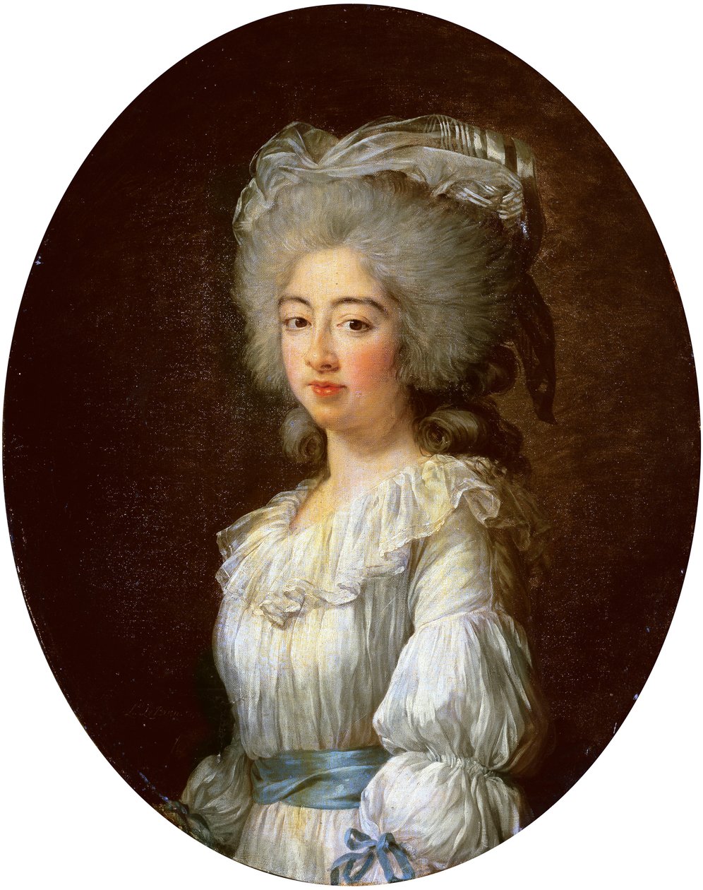 Louise Marie Josephine, Provence grófnőjének, majd Franciaország királynőjének portréja alkotó: Elisabeth Louise Vigee Lebrun