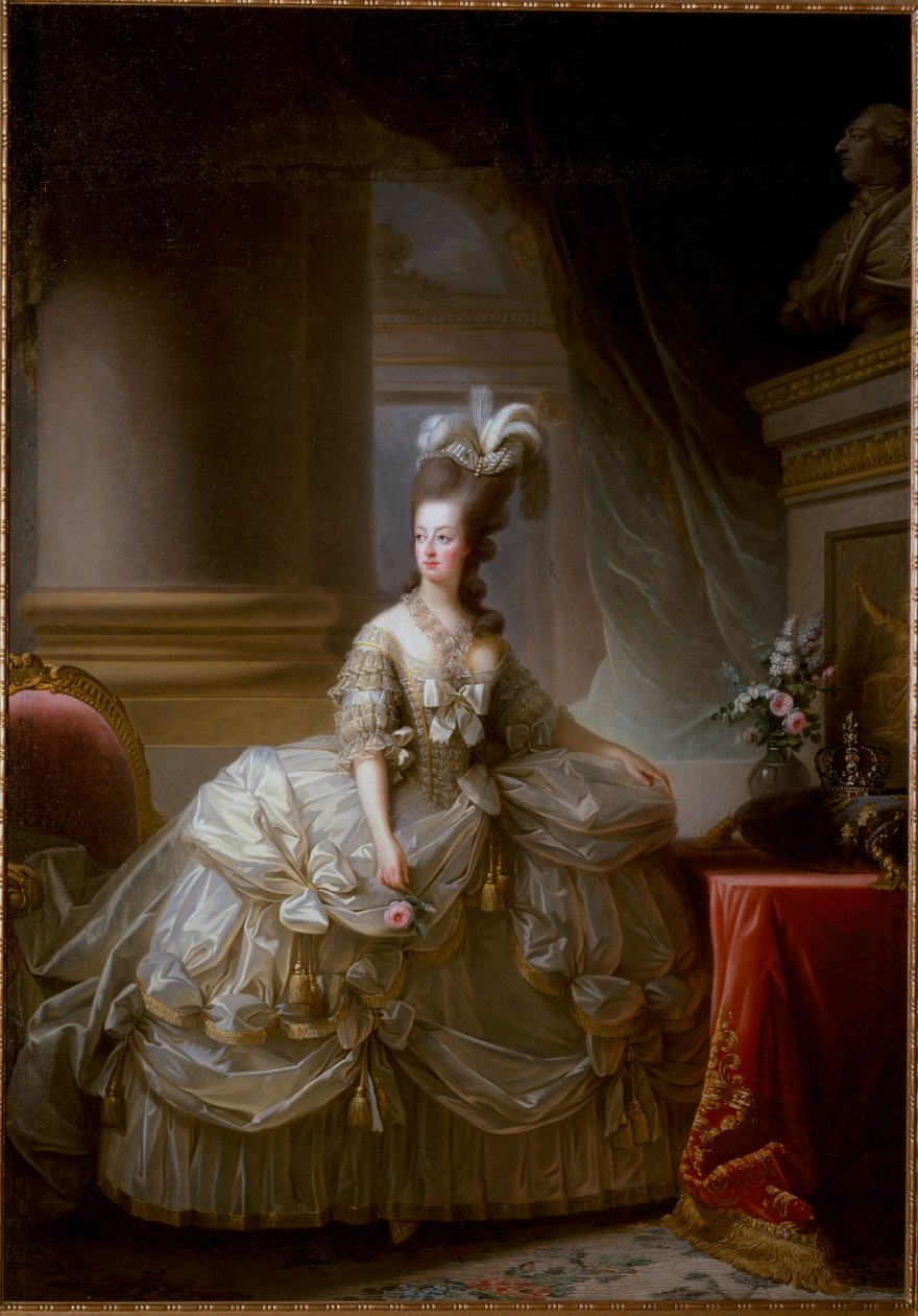 Marie Antoinette francia királynő portréja alkotó: Elisabeth Louise Vigee Lebrun