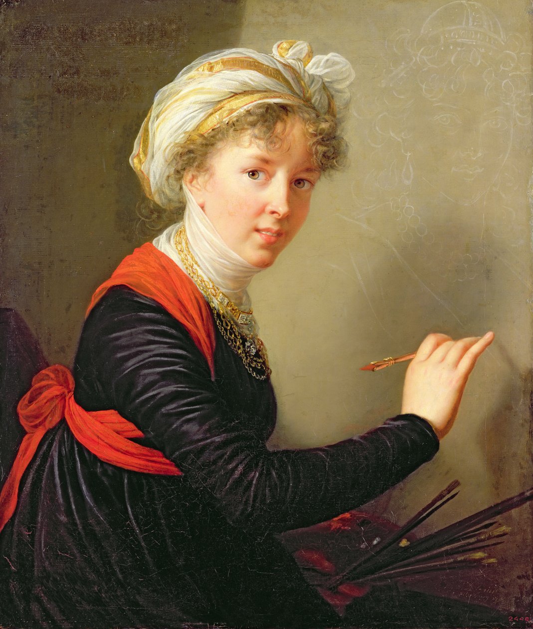 Önarckép, 1800 alkotó: Elisabeth Louise Vigee Lebrun