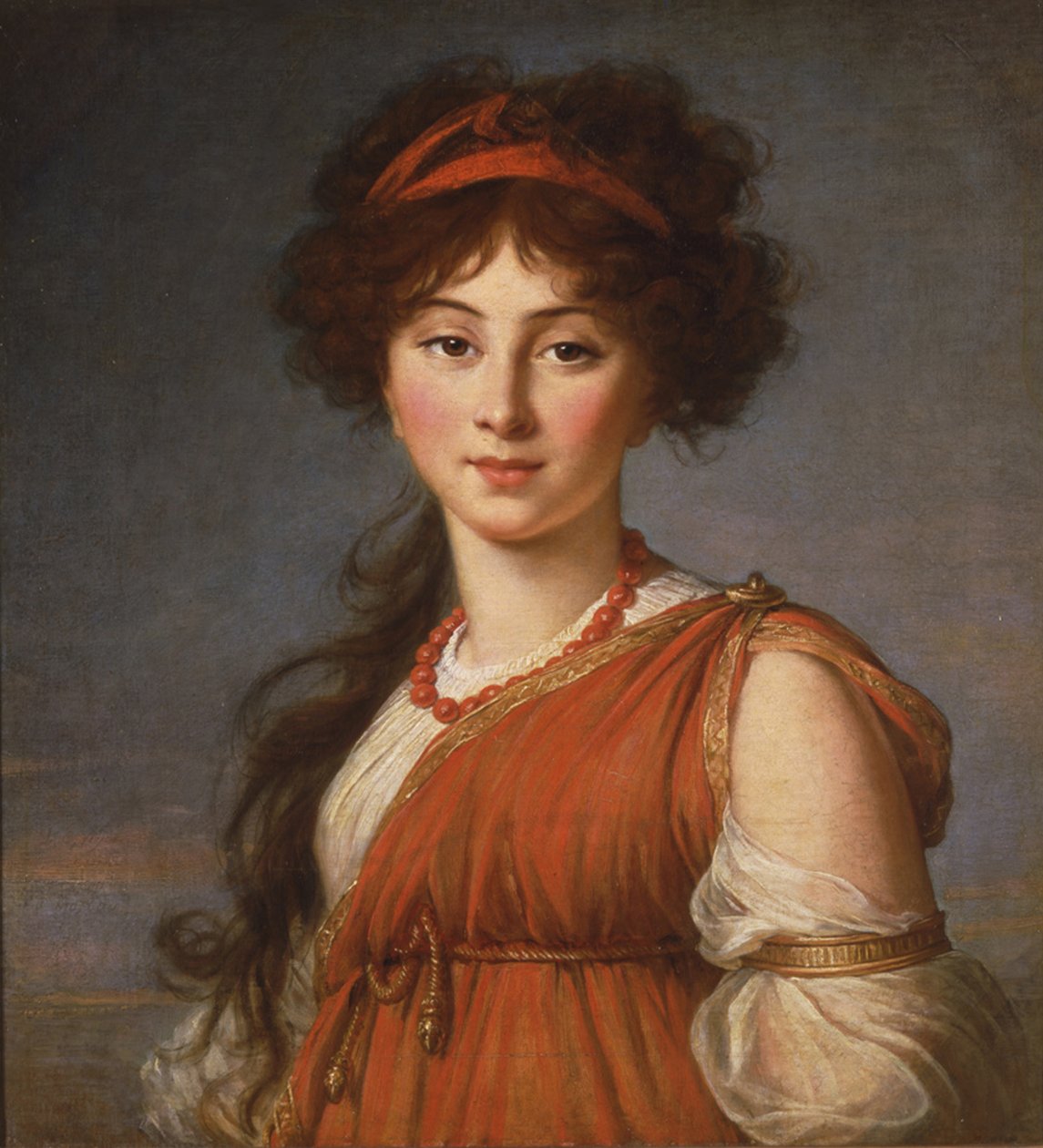 Varvara Ivanovna Naryskina, szül. Ladomirszkij 1785-1840, 1800 alkotó: Elisabeth Louise Vigee Lebrun