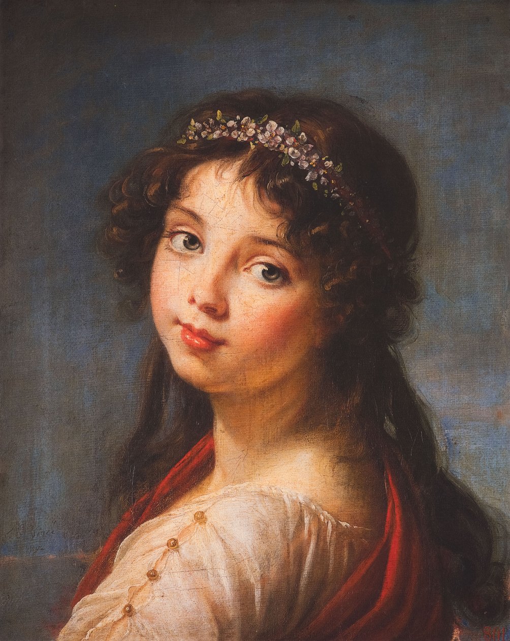 Julie Lebrun. Elisabeth Vigée-Lebrun festménye alkotó: Elisabeth Vigée Lebrun