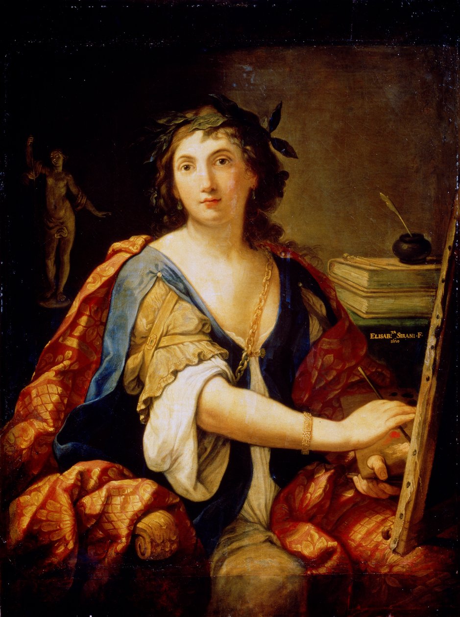 A festészet allegóriája önarckép, 1658 alkotó: Elisabetta Sirani