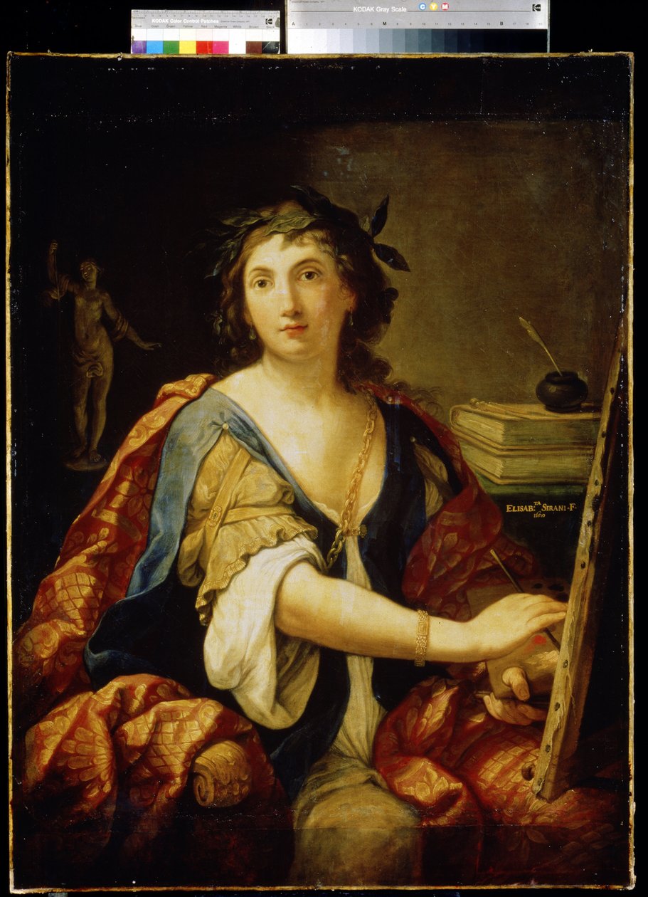 Festészet allegóriája, önarckép, 1658 alkotó: Elisabetta Sirani