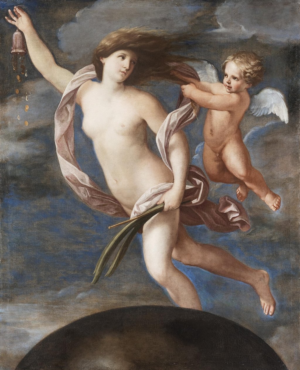 Fortuna és Cupido alkotó: Elisabetta Sirani