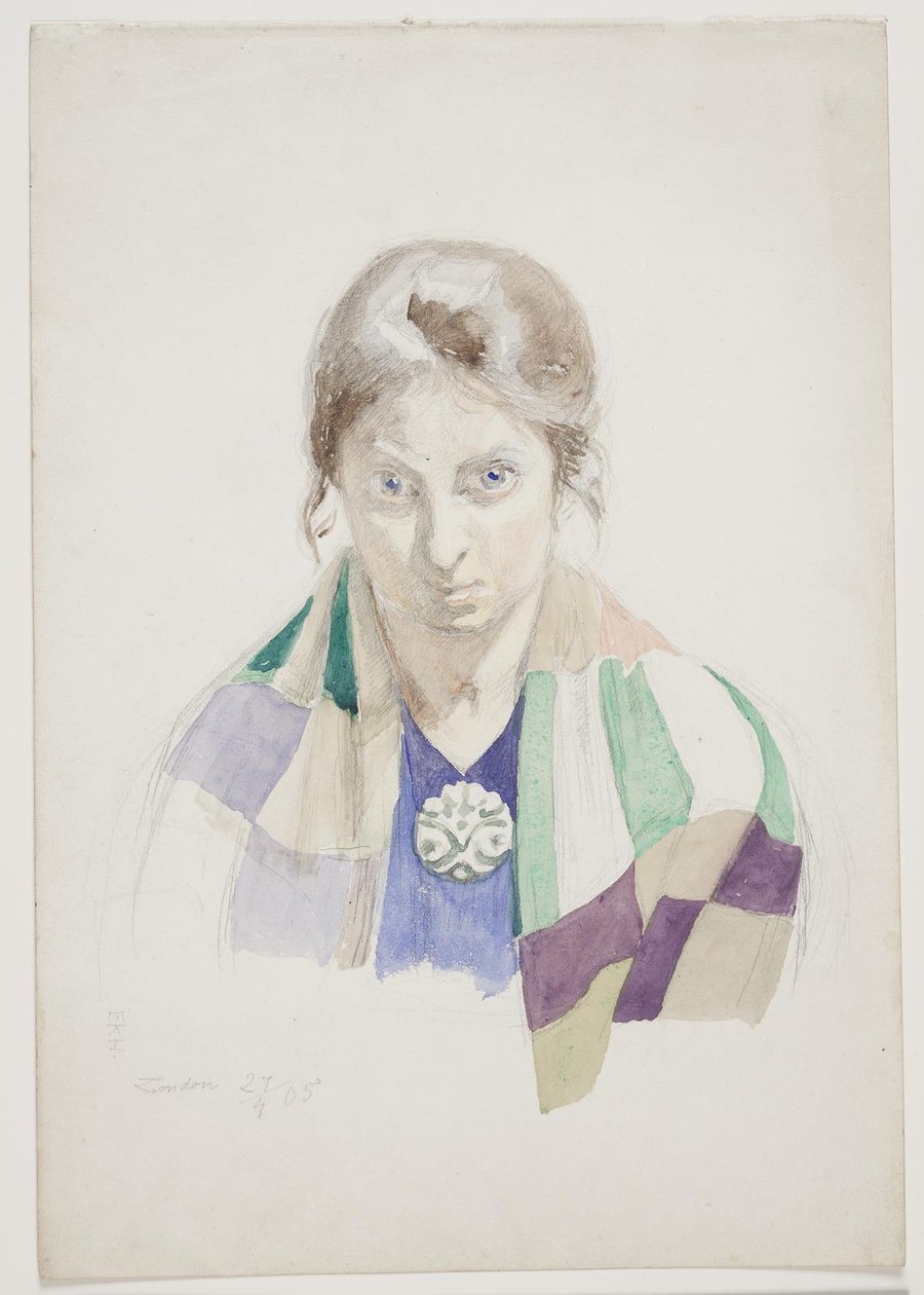 Olivia Holm-Møller portréja alkotó: Elise Konstantin Hansen