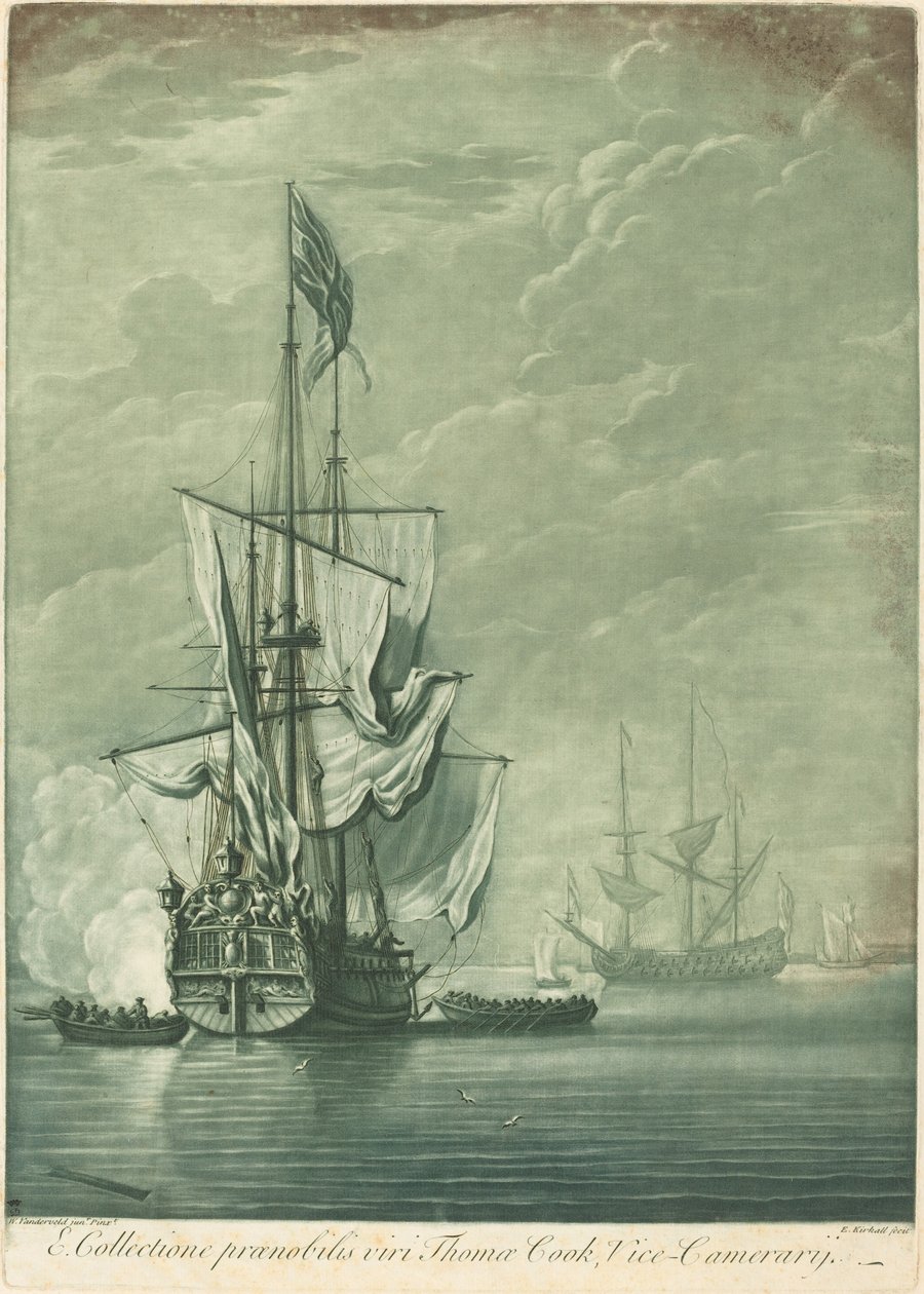 Szállítási jelenet Thomas Cook gyűjteményéből, 1720-as évek. alkotó: Elisha Kirkall