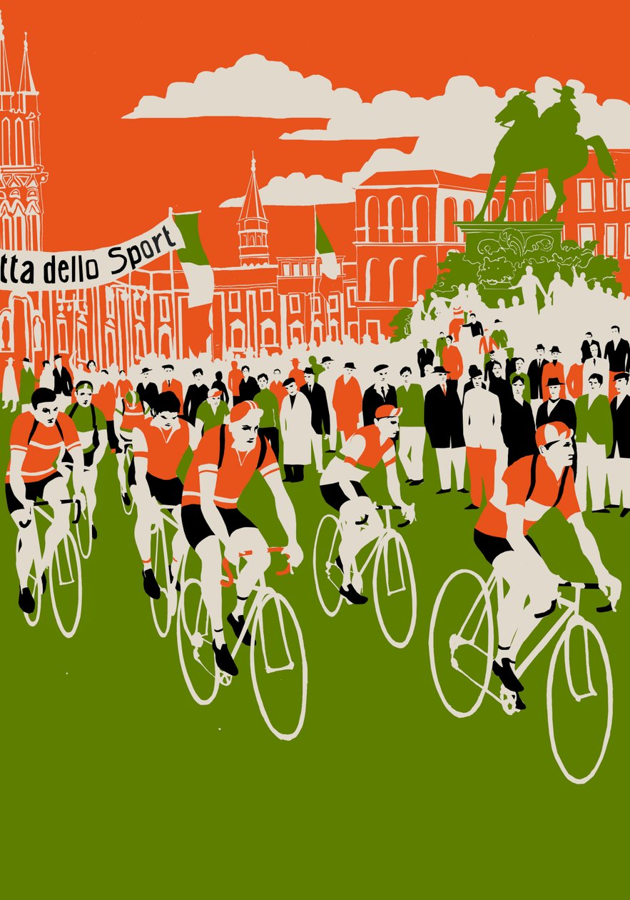 Giro, 2013 (szitanyomás) alkotó: Eliza Southwood