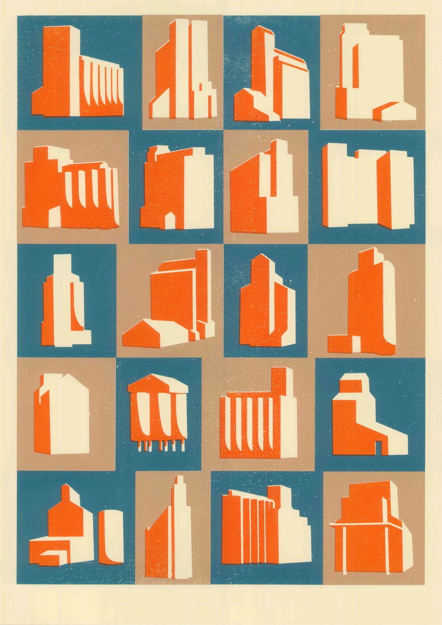 Gabonasilók, 2013 (szitanyomás) alkotó: Eliza Southwood
