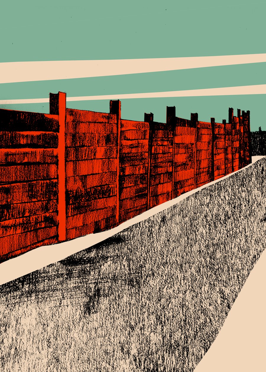 Jarrah Wall, 2014 (szitanyomat) alkotó: Eliza Southwood