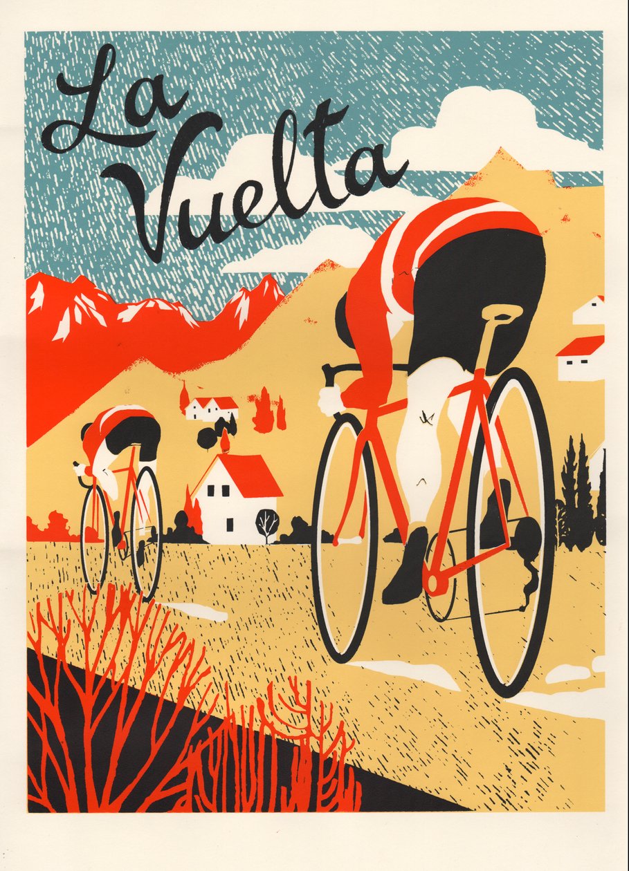 La Vuelta, 2015 (szitanyomat) alkotó: Eliza Southwood