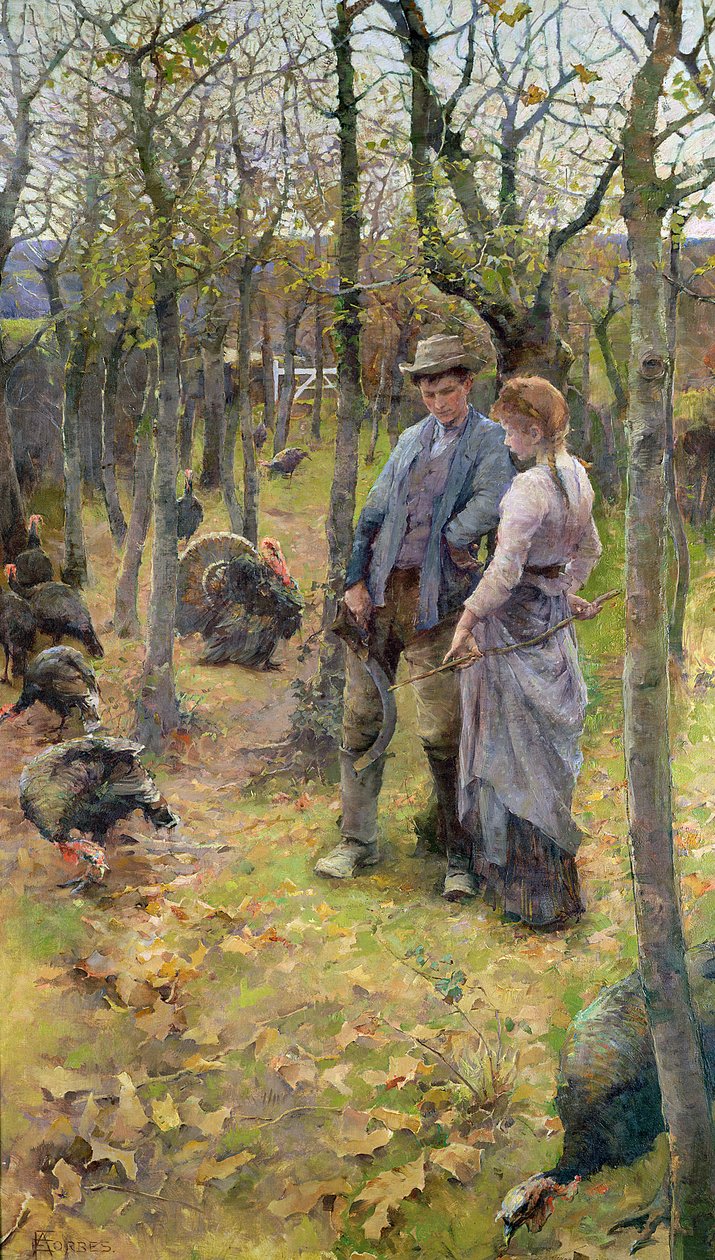 Az erdő széle, kiv.1894 alkotó: Elizabeth Adela Stanhope Forbes