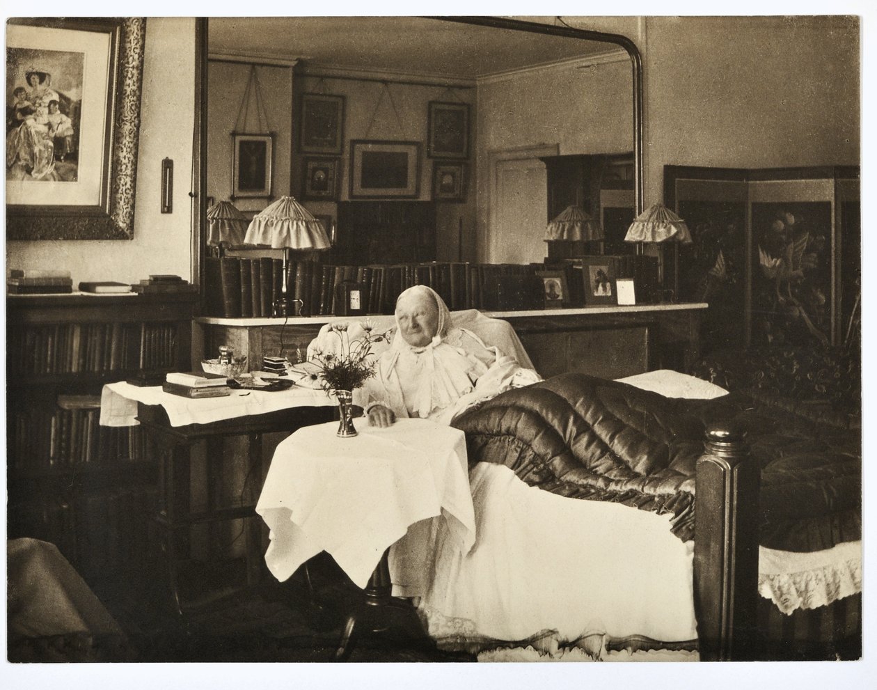 Florence Nightingale az ágyban, 1906 alkotó: Elizabeth Bosanquet