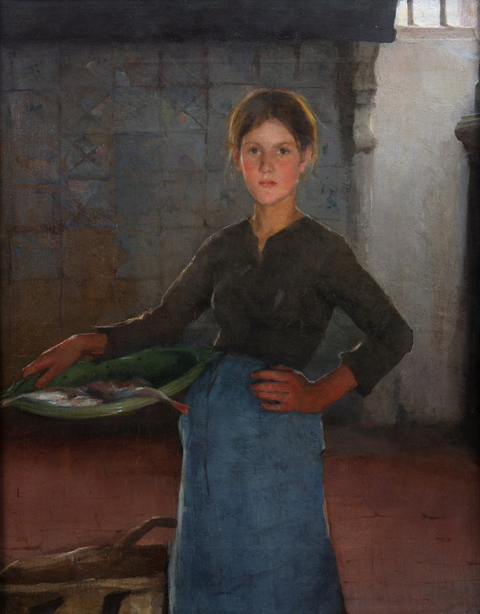 Egy zandvoorti halászlány, 1884 alkotó: Elizabeth Adela Stanhope Forbes