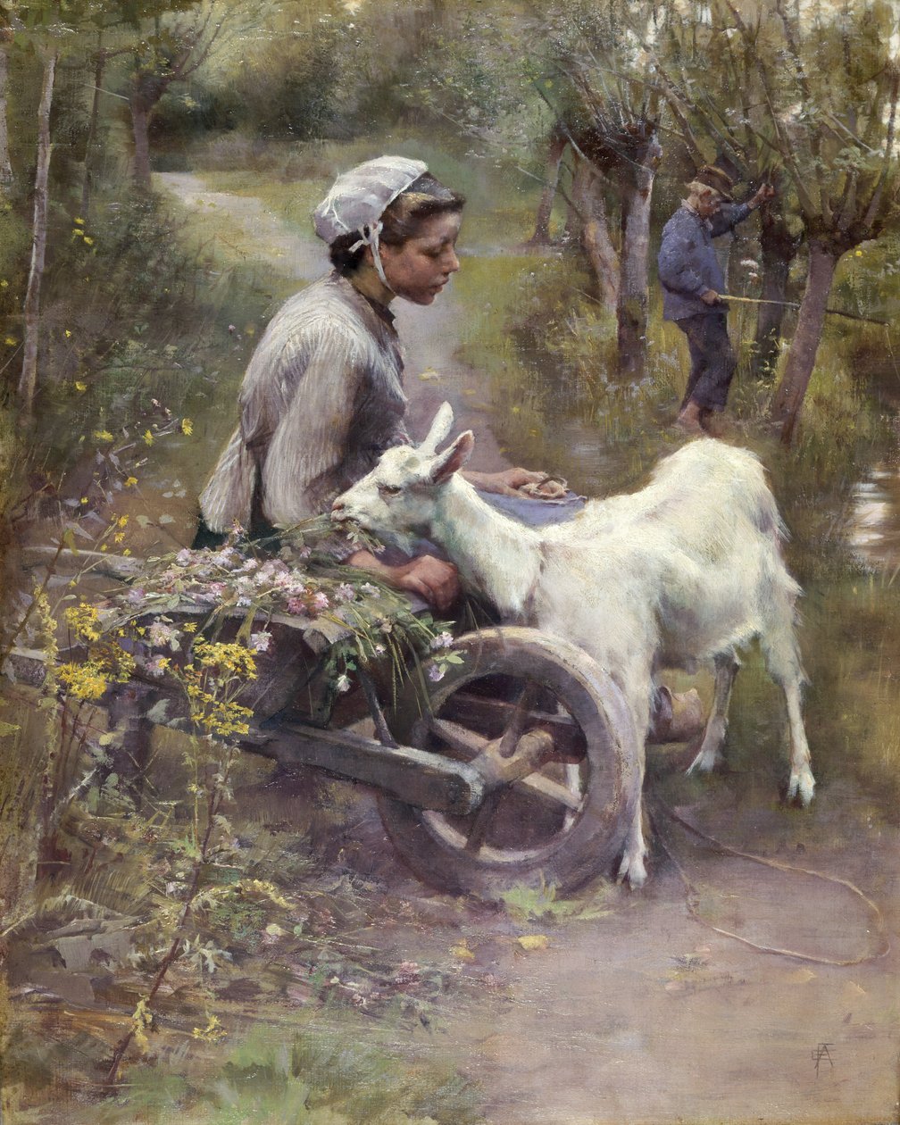 Jean, Jeanne és Jeannette, kiv. 1892 (olaj, vászon) alkotó: Elizabeth Adela Stanhope Forbes