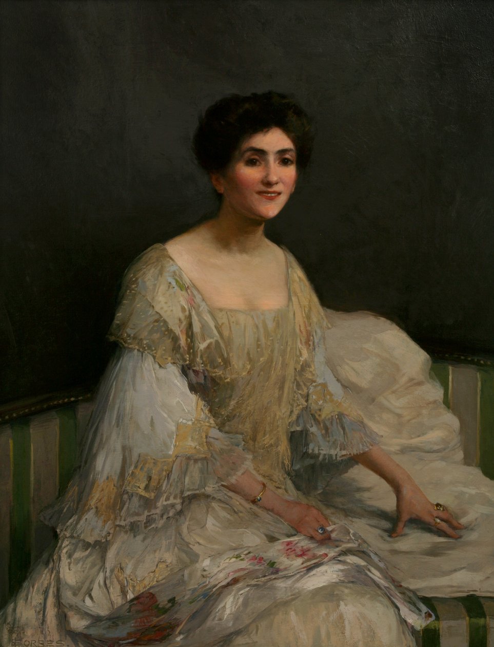 A menyasszony (Lady Forbes), 1889 körül alkotó: Elizabeth Adela Stanhope Forbes