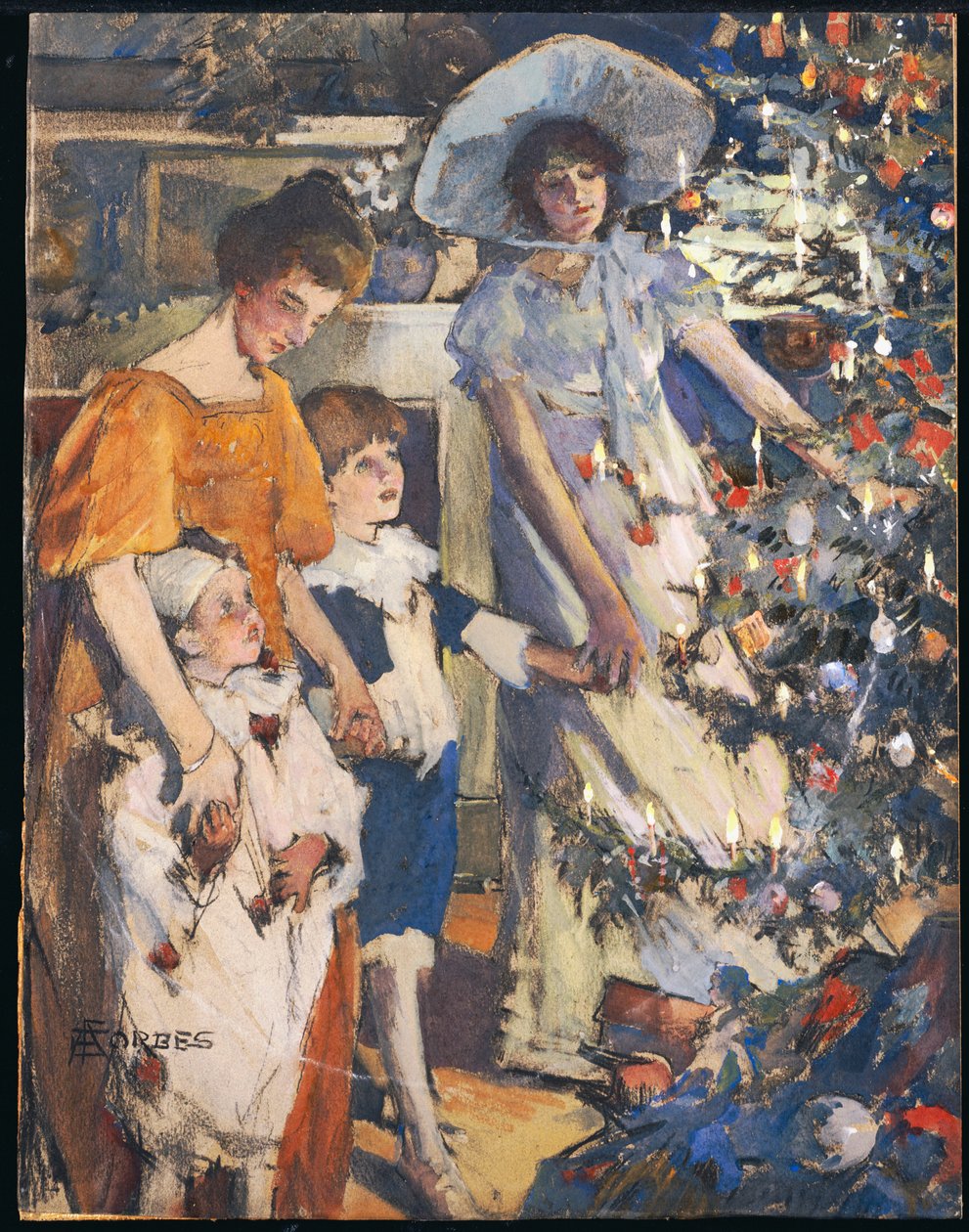 A karácsonyfa alkotó: Elizabeth Adela Stanhope Forbes