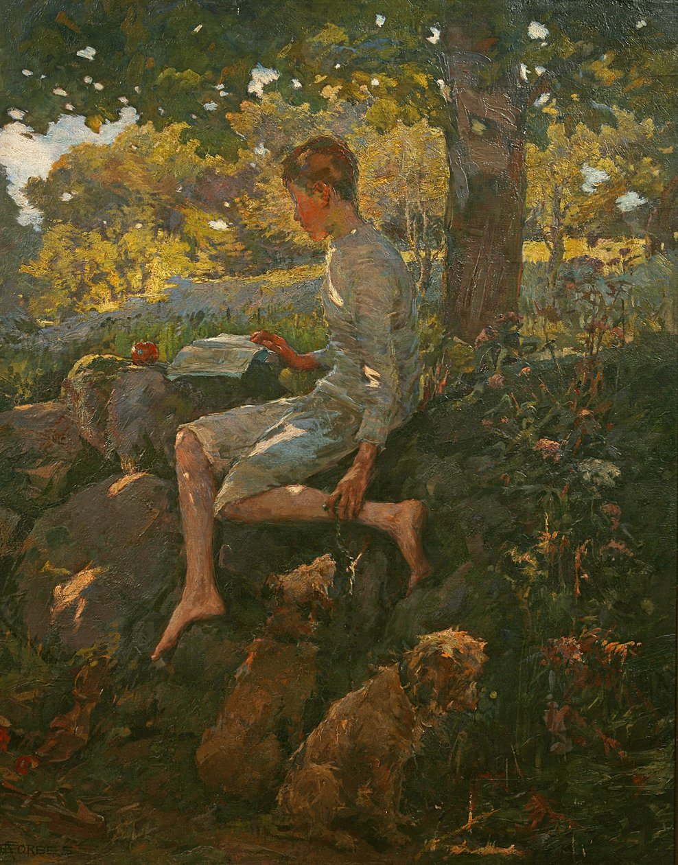 A fél ünnep, 1909 alkotó: Elizabeth Adela Stanhope Forbes