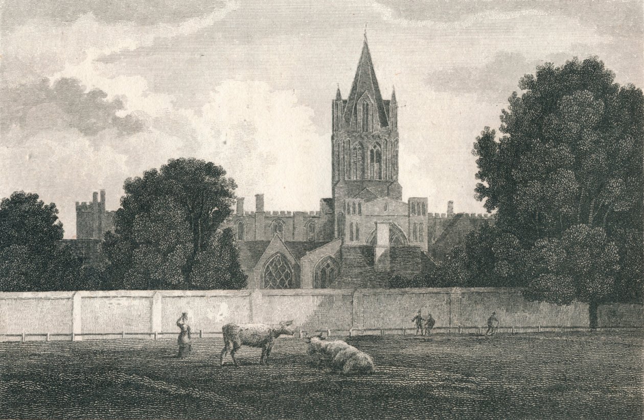 „Christ Church Cathedral, Oxford”, 1811 alkotó: Elizabeth Byrne