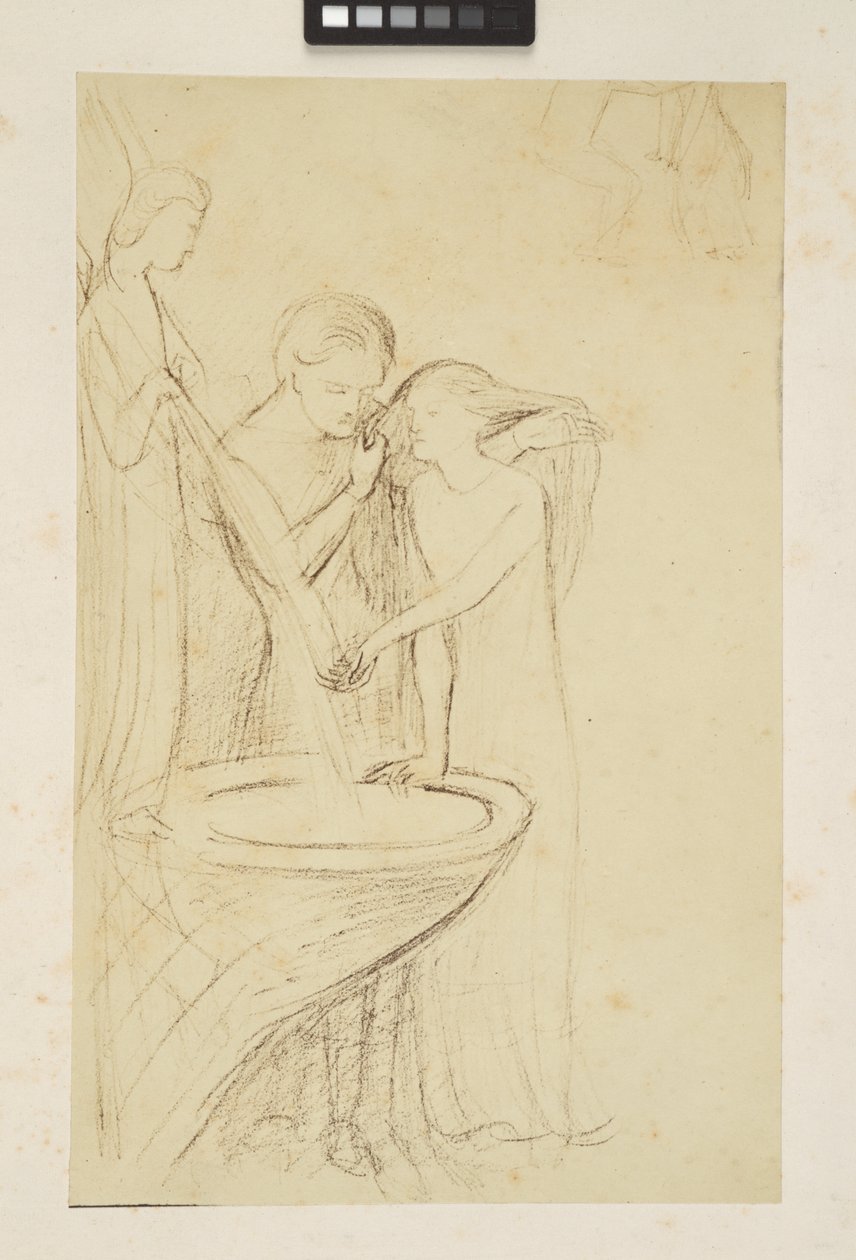 Tervek és vázlatok alkotó: Elizabeth Eleanor (1834 62) Siddal