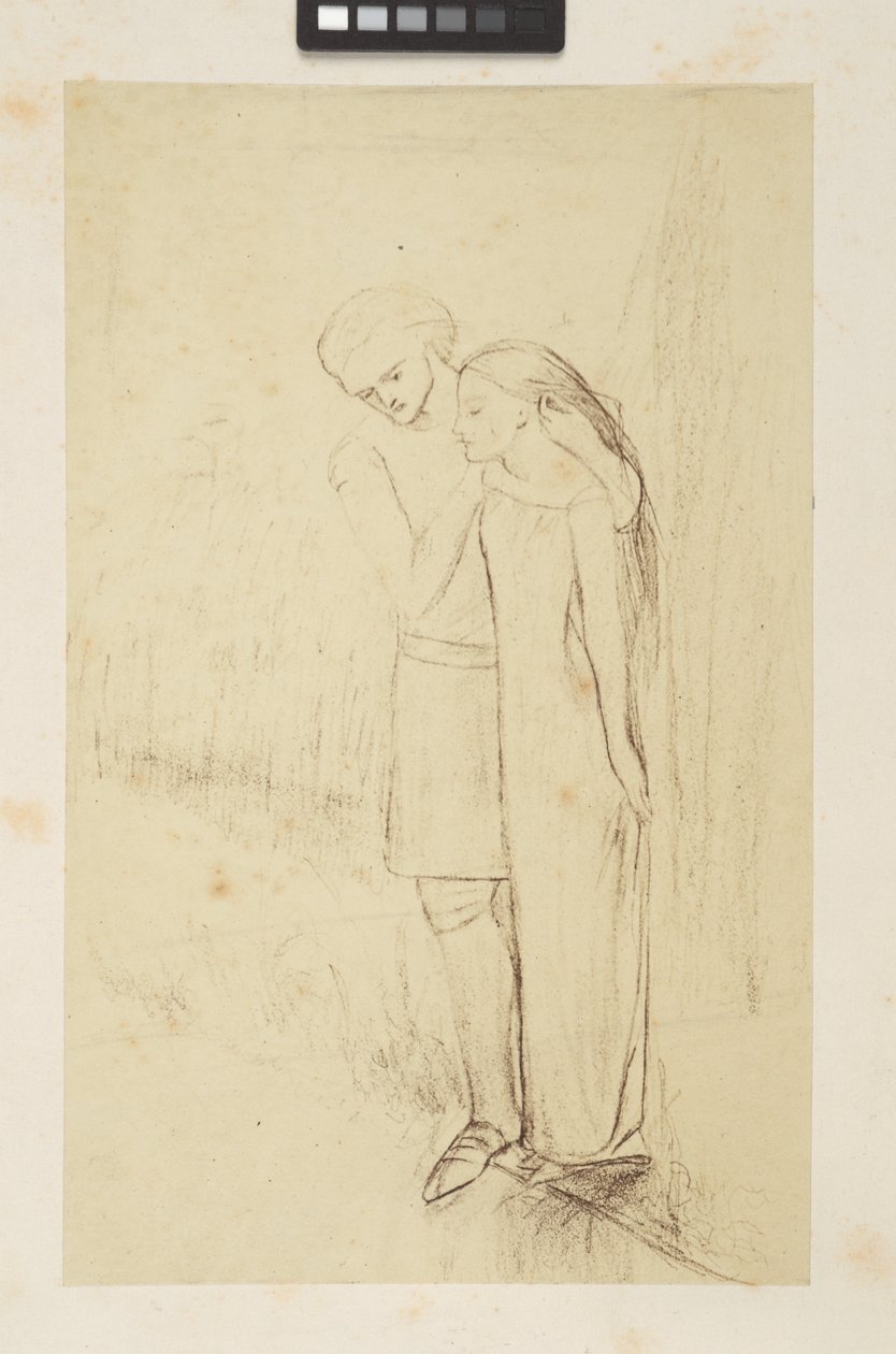 Tervek és vázlatok alkotó: Elizabeth Eleanor (1834-62) Siddal