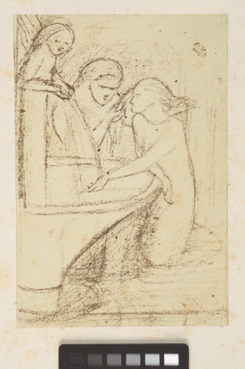 Tervek és vázlatok alkotó: Elizabeth Eleanor (1834-62) Siddal
