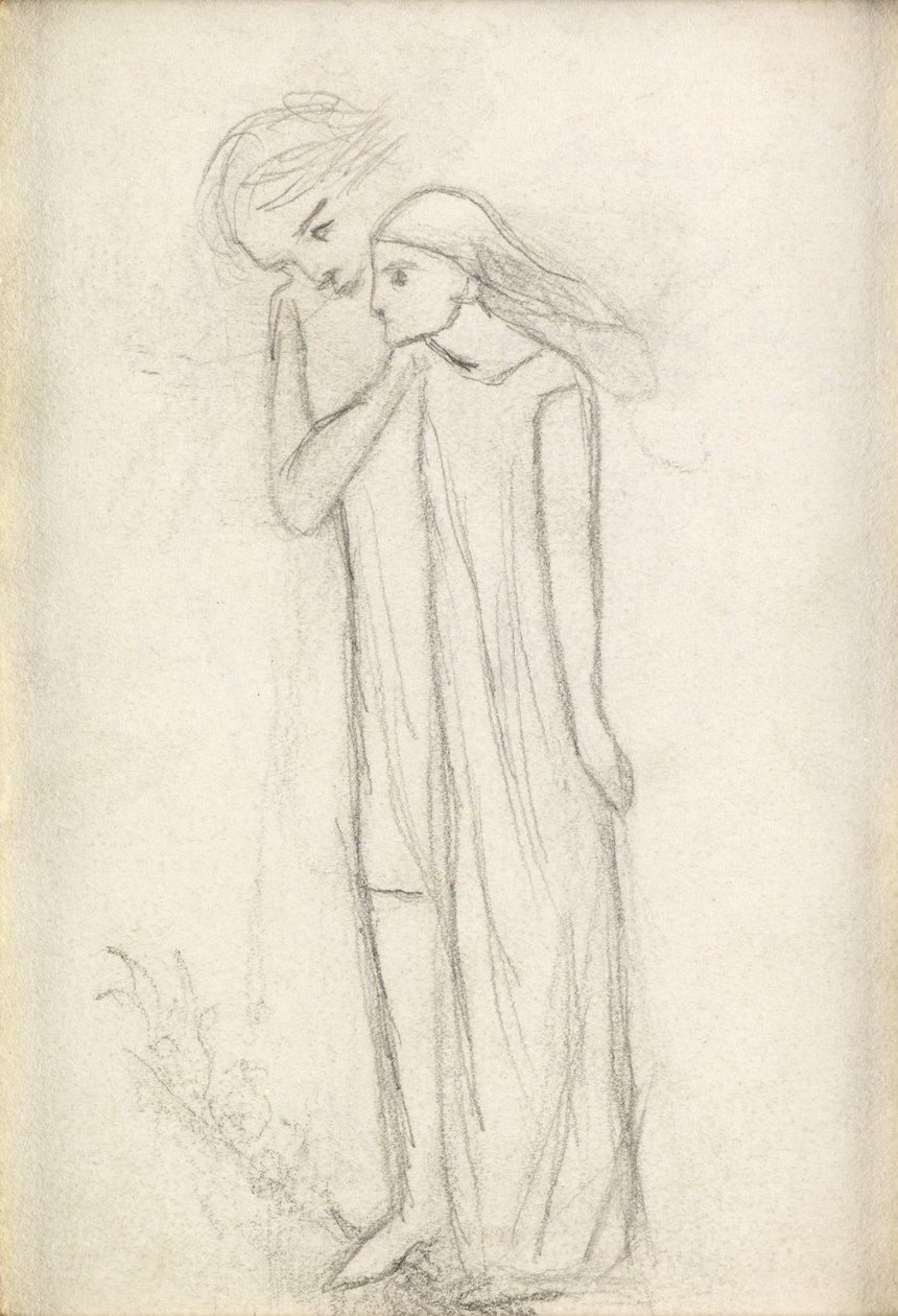 A szép hölgy irgalom nélkül, 1855 körül alkotó: Elizabeth Eleanor Siddal