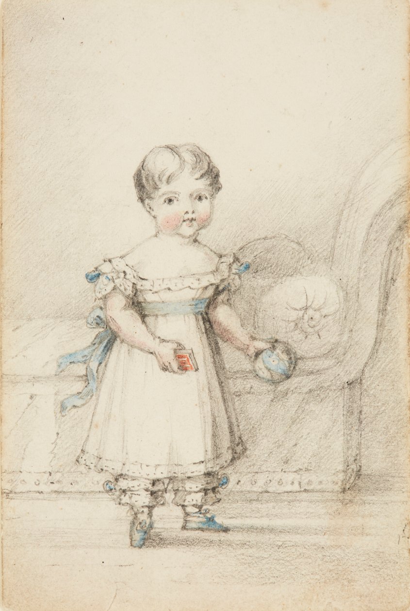 Viktória királynő gyerekként alkotó: Elizabeth Keith née Lindsay Heathcote