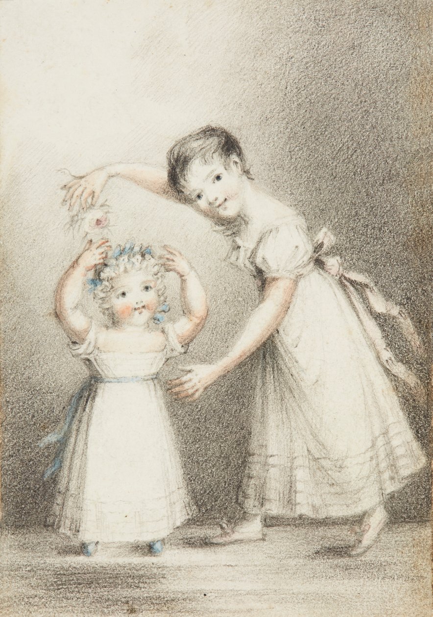 Viktória királynő gyerekként alkotó: Elizabeth Keith née Lindsay Heathcote