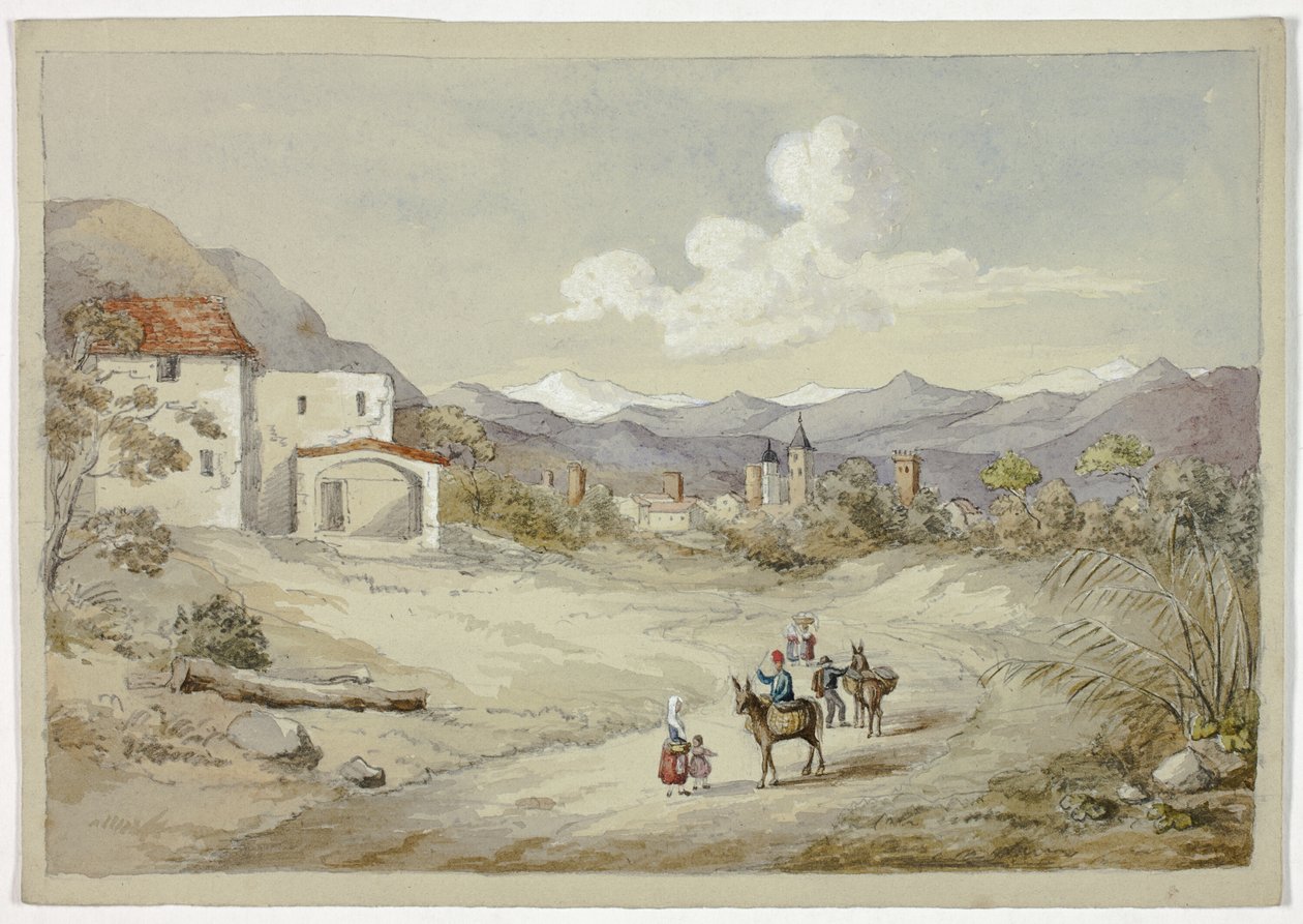 Albenga a Corniche (parti) úton alkotó: Elizabeth Murray