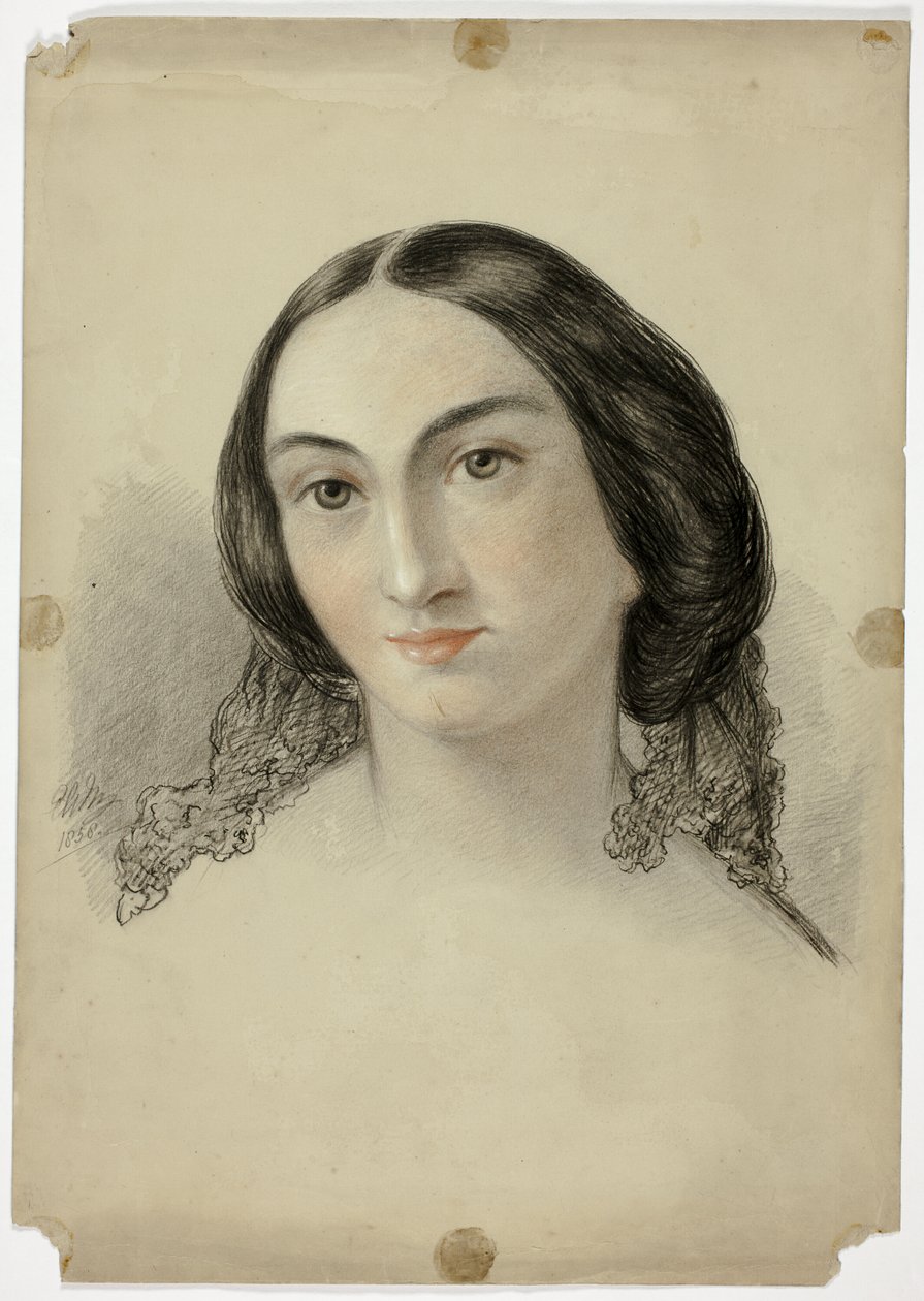 Női portré fej alkotó: Elizabeth Murray
