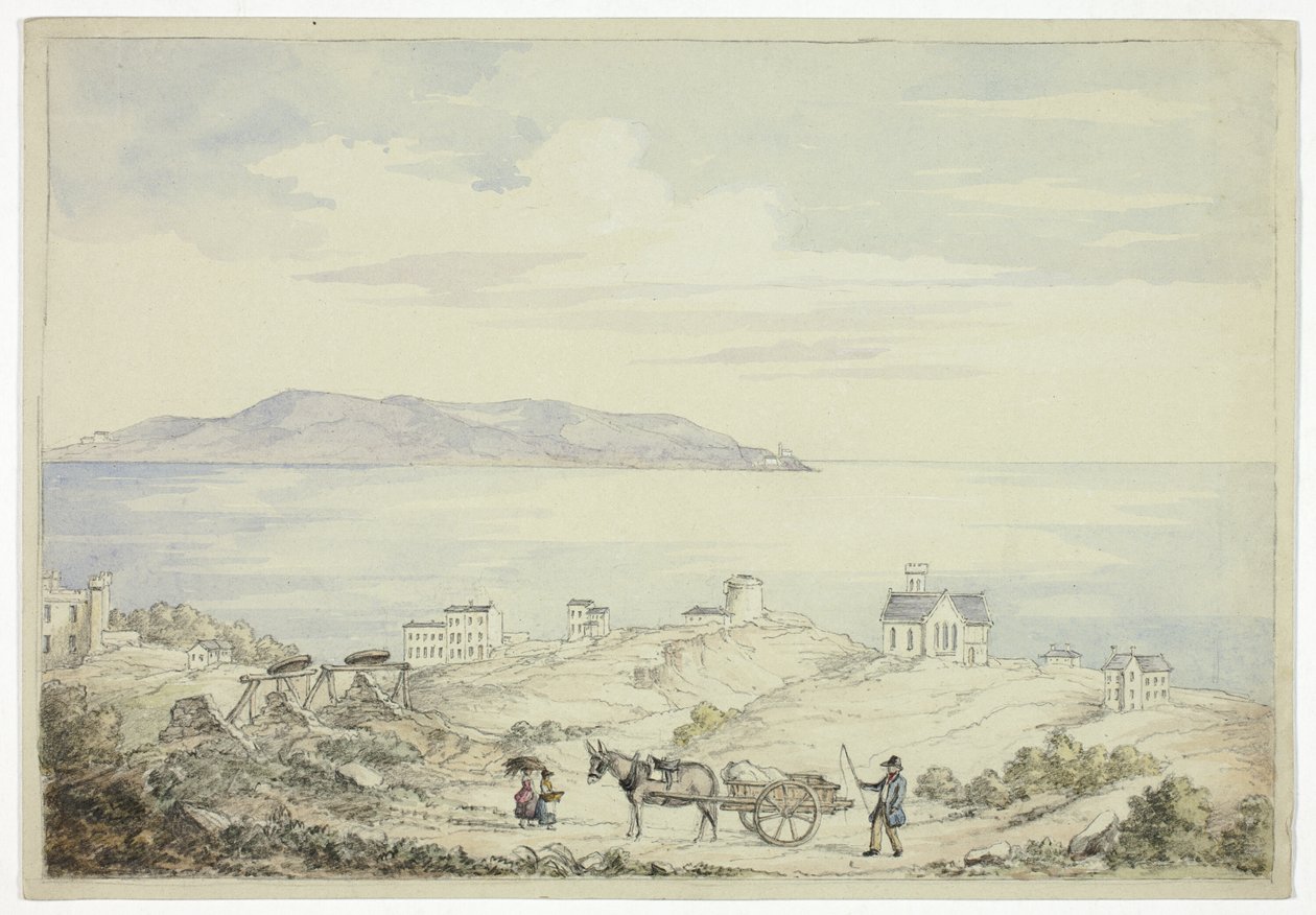 Dalkey kilátása az útról alkotó: Elizabeth Murray