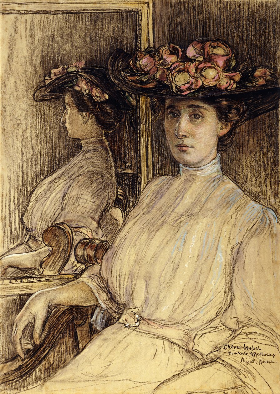 Palmer kisasszony portrévázlata alkotó: Elizabeth Nourse