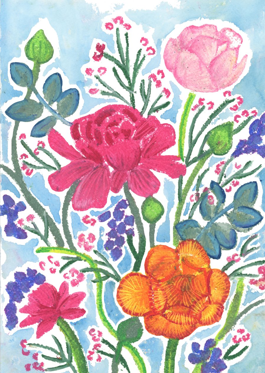 Ranunculus, 2018 (olajpasztell) alkotó: Elizabeth Rider