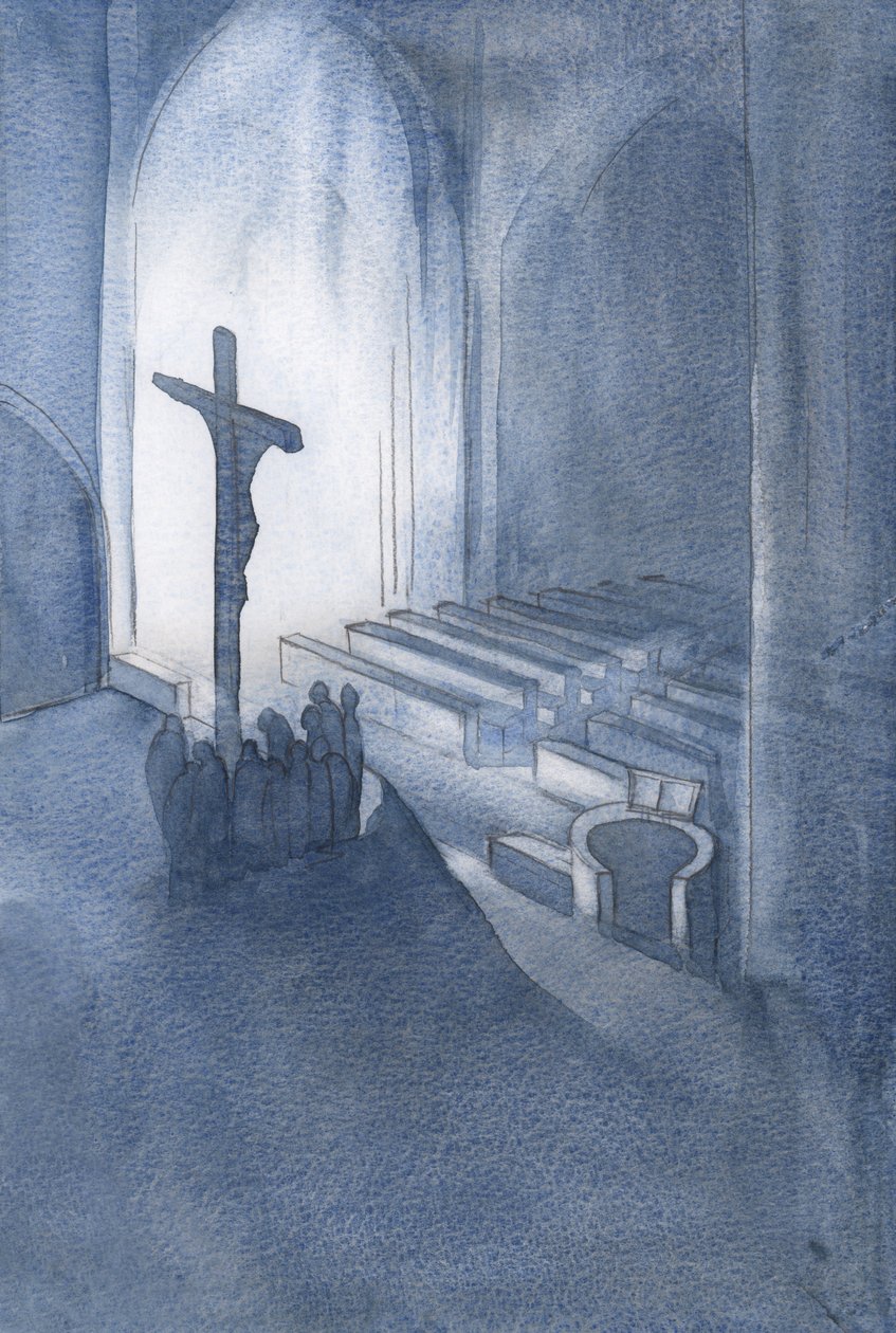 A szentmisén hálaadásképpen szent és élő áldozatot mutatunk be, 2001 (papíron) alkotó: Elizabeth Wang