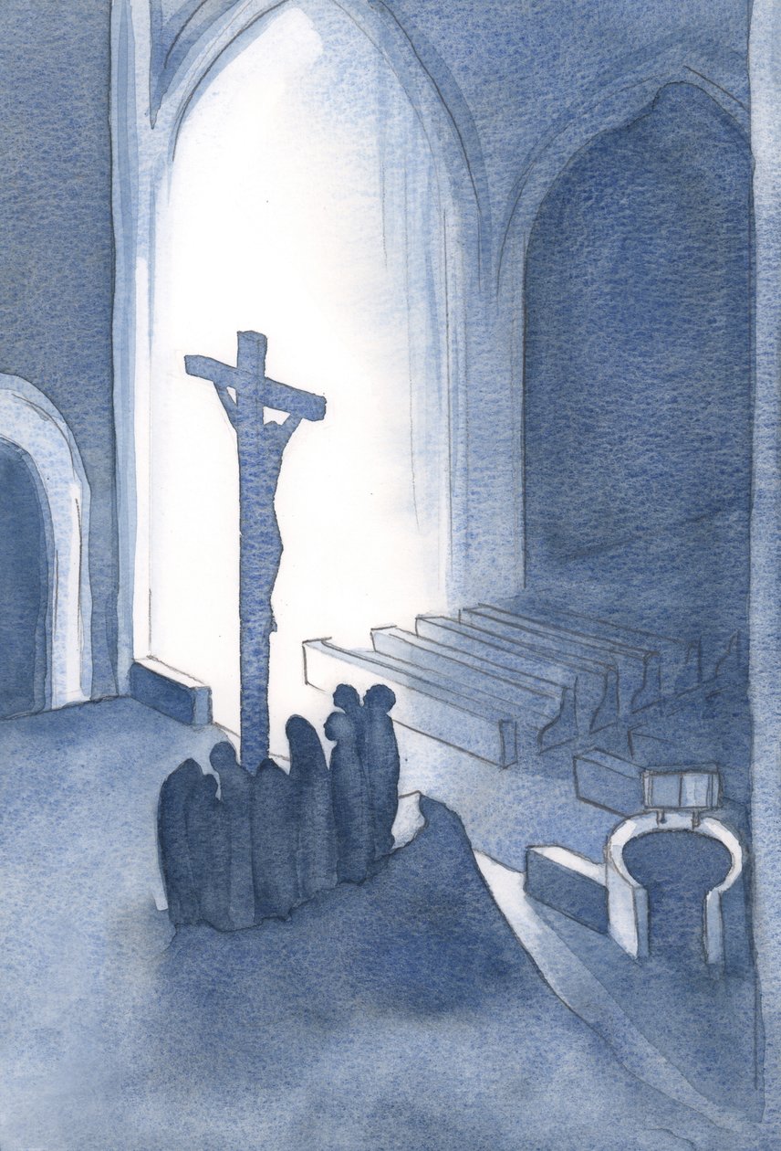 A szentmisén hálaadásképpen szent és élő áldozatot mutatunk be, 2001 (papíron) alkotó: Elizabeth Wang