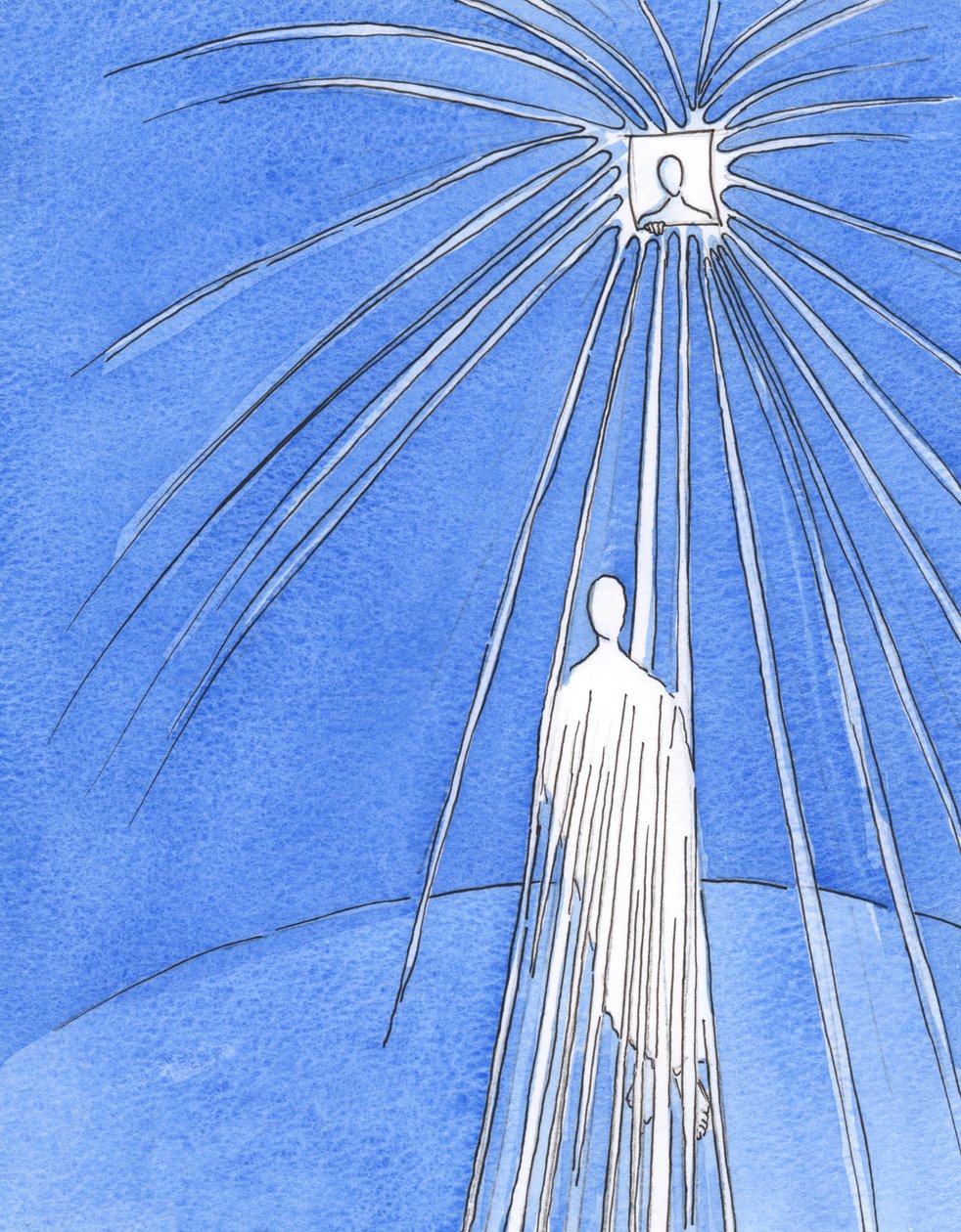 Isten, a mi Atyánk örömét fejezi ki abban, hogy örömet ad nekünk. Krisztust adja nekünk, aki által kinyilatkoztat., 2001 (papíron) alkotó: Elizabeth Wang