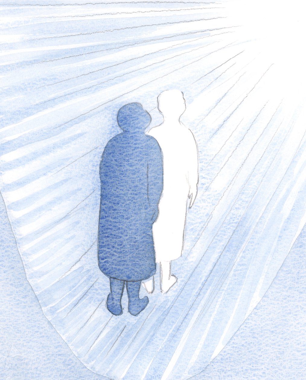 Láttam, hogy nem koldus vagyok, hanem a lánya; és hogy ez a fáradt test csak a benne rejlő dicsőséget rejti, 2000 (w/c papíron) alkotó: Elizabeth Wang