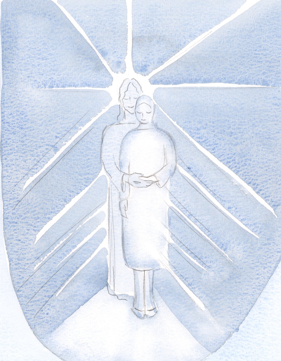 Láttam, hogy Jézus "átlátszóbbá" tud tenni minket, hogy az Ő fénye kisugározzon rajtunk keresztül, 2000 (papíron). alkotó: Elizabeth Wang