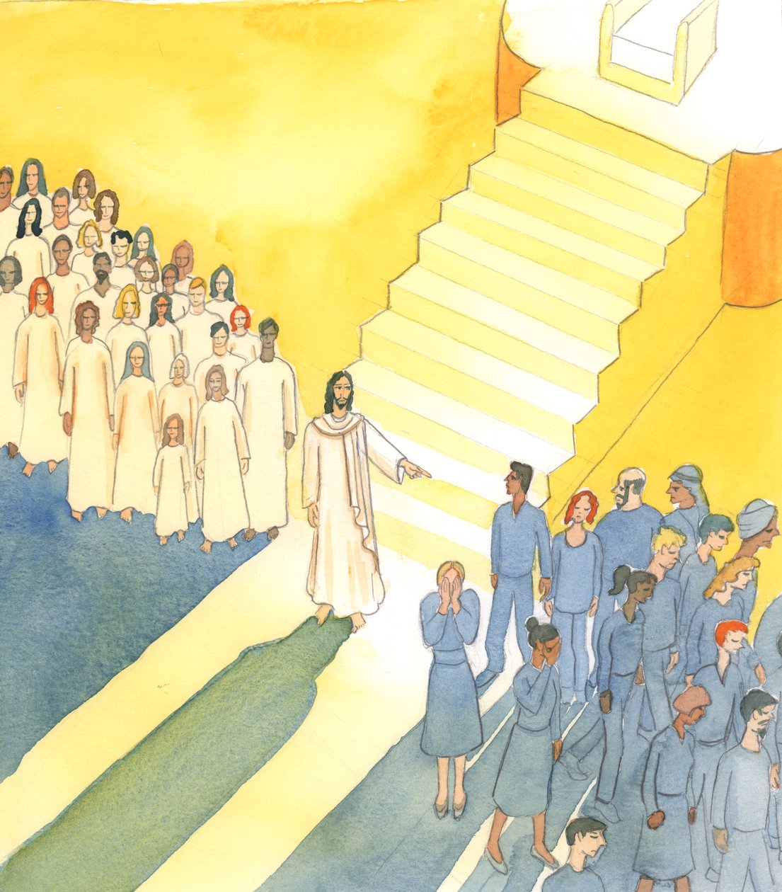Elengedhetetlen, hogy szeressük Istent, és szeressük felebarátunkat, 2004 (papíron) alkotó: Elizabeth Wang